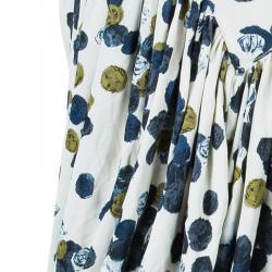 Pre Owned Kenzo Dot Printed Top L