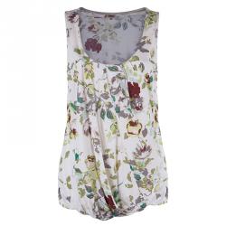 Pre Owned Kenzo Floral Print Tank Top L