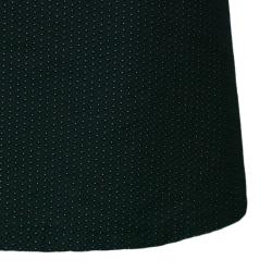 Pre Owned Kenzo Black Polka Dot Midi Skirt L