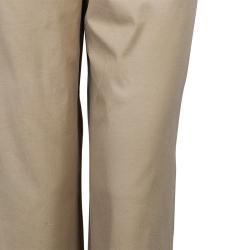 Pre Owned Kenzo Khaki Casual Trousers M