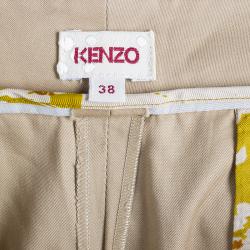 Pre Owned Kenzo Khaki Casual Trousers M