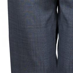 Pre Owned Kenzo Grey Tailored Trousers M