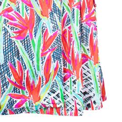 Pre Owned Kenzo Multicolor Print Wrap Tie Dress S