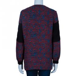 Pre Owned Kenzo Multicolor Panel Print Top M