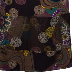 KENZO Multicolor Graphic Print Knee Length Dress XL