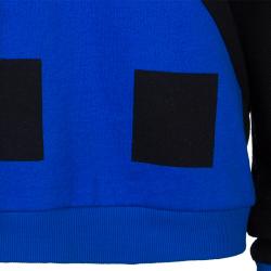 Pre Owned توب سويت شيرت كنزو نقش جرافيك أسود XL