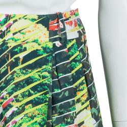Pre Owned Kenzo Multicolor Printed Shorts L