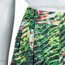 Pre Owned Kenzo Multicolor Printed Shorts L