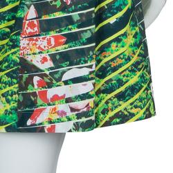 Pre Owned Kenzo Multicolor Printed Shorts L