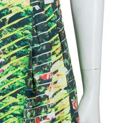 Pre Owned Kenzo Multicolor Printed Shorts L