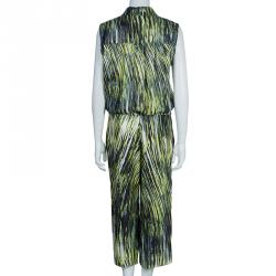 Kenzo Animal Print Silk Jumpsuit M