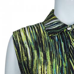Kenzo Animal Print Silk Jumpsuit M