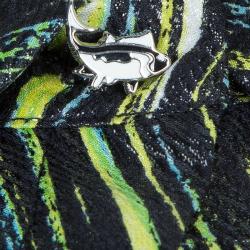 Kenzo Animal Print Silk Jumpsuit M