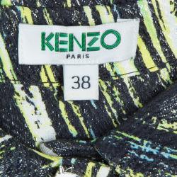 Kenzo Animal Print Silk Jumpsuit M
