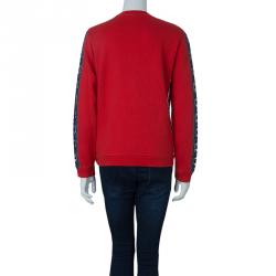 مملوكة مسبقًا سويت شيرت كينزو مزخرف شعار العين أحمر XL