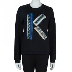 Pre Owned سويتشيرت كنزو حرف K مطرز M
