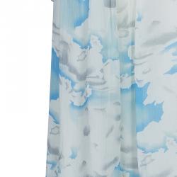 Pre Owned Kenzo Cloud Print Maxi Skirt M