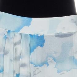 Pre Owned Kenzo Cloud Print Maxi Skirt M