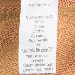 Pre Owned Kenzo Pink Tiger Motif Embroidered Sweatshirt M