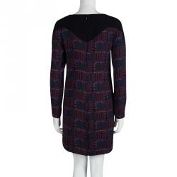 Pre Owned Kenzo Multicolor Love Printed Long Sleeve Dress S