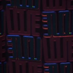 Pre Owned Kenzo Multicolor Love Printed Long Sleeve Dress S