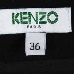 Pre Owned Kenzo Multicolor Love Printed Long Sleeve Dress S