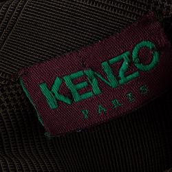 Pre Owned توب كينزو كروهات ومربعات بطيات M