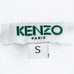 Pre Owned Kenzo Multicolor Cloud Printed Logo Embroidered Sweatshirt S