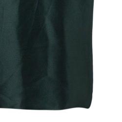 Pre Owned Lanvin Dark Green Silk Dress M