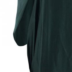 Pre Owned Lanvin Dark Green Silk Dress M