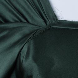 Pre Owned Lanvin Dark Green Silk Dress M