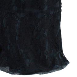 Pre Owned Lanvin Tiered Lace Maxi Skirt M