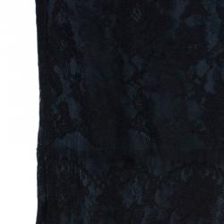 Pre Owned Lanvin Tiered Lace Maxi Skirt M