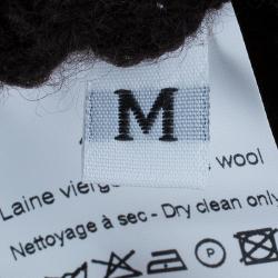 Pre Owned Lanvin Brown Wool Cardigan M