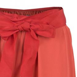 Pre Owned Lanvin Ribbonned Maxi Skirt L