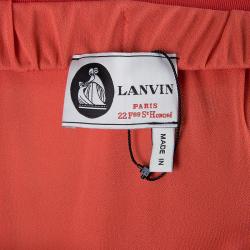 Pre Owned Lanvin Ribbonned Maxi Skirt L