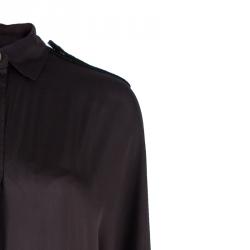 مملوكة مسبقًا Lanvin Brown Long Shirt Dress OS