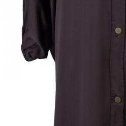 مملوكة مسبقًا Lanvin Brown Long Shirt Dress OS