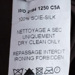 مملوكة مسبقًا Lanvin Brown Long Shirt Dress OS