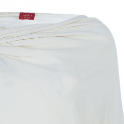 Pre Owned Lanvin Beige Knot Detail Top M