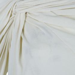 Pre Owned Lanvin Beige Knot Detail Top M