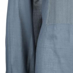 Pre Owned Lanvin Contrast Collar Shirt M