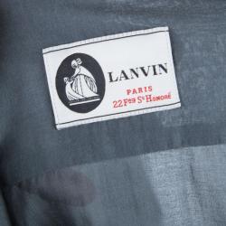 Pre Owned Lanvin Contrast Collar Shirt M