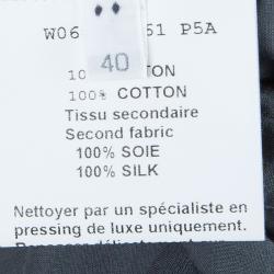 Pre Owned Lanvin Contrast Collar Shirt M