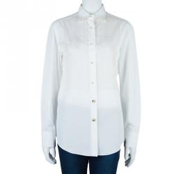Pre Owned Lanvin White Button Down Shirt M