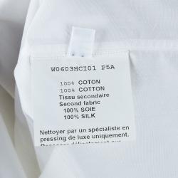 Pre Owned Lanvin White Button Down Shirt M