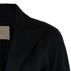 Pre Owned Lanvin Black Cropped Blazer M