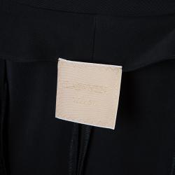 Pre Owned Lanvin Black Cropped Blazer M