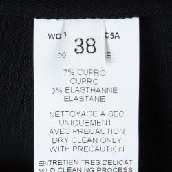 Pre Owned Lanvin Black Cropped Blazer M