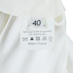 Lanvin White Oversize Silk Top M